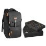 Сумка для миниатюр VEVOR ZL-SND-0666, 3 слоя, 58 фигурок, Чёрный, 29 × 25 × 55 см