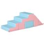 Soft building blocks Homcom 147x49x47cm., pink/blue