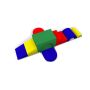 Soft climbing block set, 7 pieces