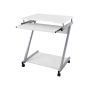 Mobile table Z-shaped LCD811W, white