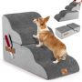 Modular foam dog stairs, 4 or 5 steps, 73 × 40.5 × 50 cm / 85 × 40.5 × 56 cm