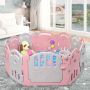 Modular children's playpen, 12 elements, 162 × 63 × 126 cm