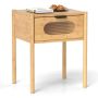 Bedside table, 1 drawer, 40 × 50 × 40 cm