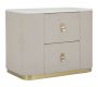 Beauty bedside table, 2 drawers, 60 × 47 × 40 cm