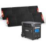 Kannettava voimala VEVOR LW3000, 2 × 200 W:n aurinkopaneelit, 60,9 × 45,7 × 29,4 cm