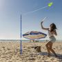 Portable tetherball set, 2 tennis rackets
