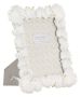 Photo frame Palm Leaf, White, 22.7 × 28 × 1.5 cm