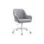 Office chair 62x62x93.5cm., gray/white