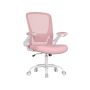 Office chair, pink/white