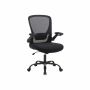 Office chair with folding armrests OBN37BKUK