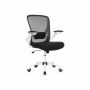 Office chair 64x64x107cm., black/white