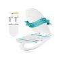 SONGMICS O-shaped toilet seat cover, Soft closing, 46.5 × 36 cm