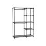 Open wardrobe 112 x 43 x 165 cm., black