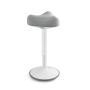 Bar stool 36x83cm., white/gray