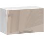 Ripustettava keittiökaappi OLIWIA W60OK, valkoinen/beige, 60 × 29 × 30 cm
