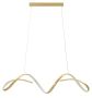 LED pendant lamp UTER, Black/white, 80 × 120 × 20 cm