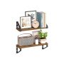 VASAGLE hanging shelves, 2 pcs, 40 × 12.7 × 11.2 cm