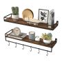 VASAGLE LWS461KD01 wall shelves, 2 pcs