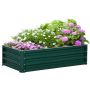 Raised bed Outsunny 120x60x30.5cm., green/silver color