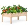 Raised planter, 121.92 × 63.5 × 48.26 cm