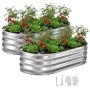 Viljelylaatikot VEVOR YJ-ZZC006, 2 kpl, 120 × 60 × 30 cm