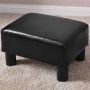 Footstool, Black, 40 × 30.5 × 24 cm