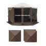 Teltan sivuseinät VEVOR FYPJ-001, 3 kpl, Ruskea, 1730 × 1480 mm