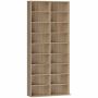 Vapaasti seisova hylly, 18 lokeroa ja 14 säädettävää hyllyä, 78,5 × 175 × 24 cm