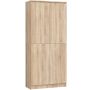 Lattiahylly CLP R80, ovilla, ruskea, 80 × 180 × 35 cm