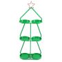 Promotion CM25150LS Standing Shelf, 6 Levels, Green/Red, 44 × 110 × 22.5 cm
