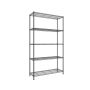 SONGMICS LGR195BH01 free-standing shelf, 5 tiers, 90 × 161 × 30 cm