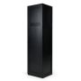 Freestanding cabinet, 4 shelves, Black, 40 × 150 × 37.5 cm