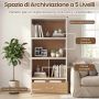 Freestanding cabinet, compartments and fabric drawer, 68 × 142.5 × 30.5 cm