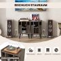 Turntable stand, 4 shelves, 43 × 67.5 × 34.5 cm