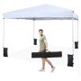 Arbour, 3 height positions, White, 290 × 290 × 230–248 cm