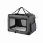 Dog transport bag 102x69x69cm., dark gray/black