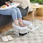 Foot massager, 6 rollers, 40 × 42 × 14–24 cm