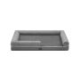 Dog bed 135x107x25cm., light gray
