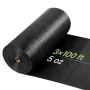 Rikkakasvien torjuntakangas VEVOR 3*100FT168, Musta, 0,9 × 30,5 m