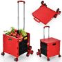 Shopping trolley, 3 wheels, 48 ​​× 50 × 105 cm