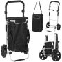Ostoskärry Aosom, 3-in-1, 40 l, 45,5 × 97 × 35,5 cm