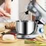 Planetary food processor, 5.5 l, 10 speeds, Silver, 37 × 32 × 18 cm