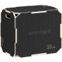 Plyometrinen hyppyboxi, 3-in-1, 3 korkeutta, 61 × 51 × 41 cm