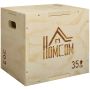 Plyometrinen harjoituslaatikko, 3 korkeutta, 40,5 × 30,5 × 35,5 cm