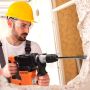 Pneumatic hammer drill, 6 speed levels, 37 × 25 × 11.5 cm