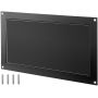 Tulvaventtiili VEVOR FHTFKSX-16''x8'', Seinään asennettava, Musta, 465 × 260 × 22 mm