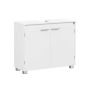 Praustuvo spintelė VASAGLE BBK515W01, 2 lentynos, 30 × 80 × 60 cm