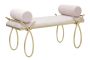 Eteisen penkki Ribbon, 112,5 × 53 × 49 cm