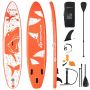 Inflatable paddle board, 3 fins