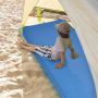 Inflatable camping mat, with integrated air pump, 210 × 75 × 10 cm